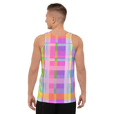 Brighten your wardrobe with this Sunrise Glow tank top, capturing the peaceful transition from night to day.